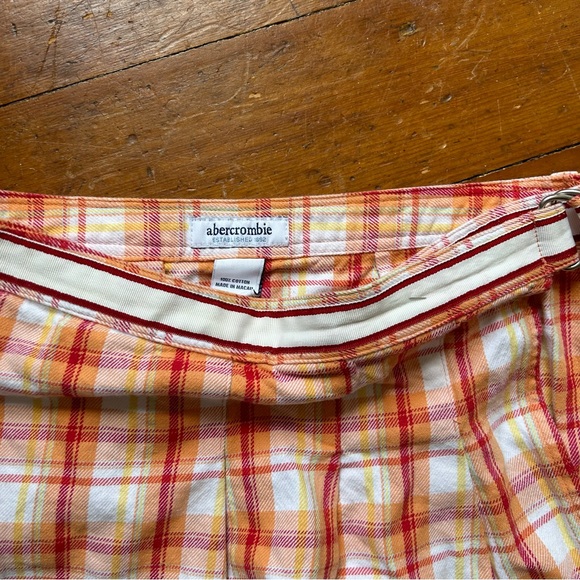 Vintage y2k abercrombie plaid mini skirt - Picture 2 of 6